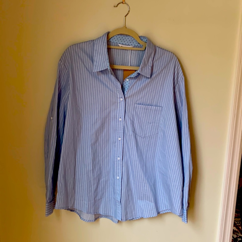 Tendency cotton blouse Large
